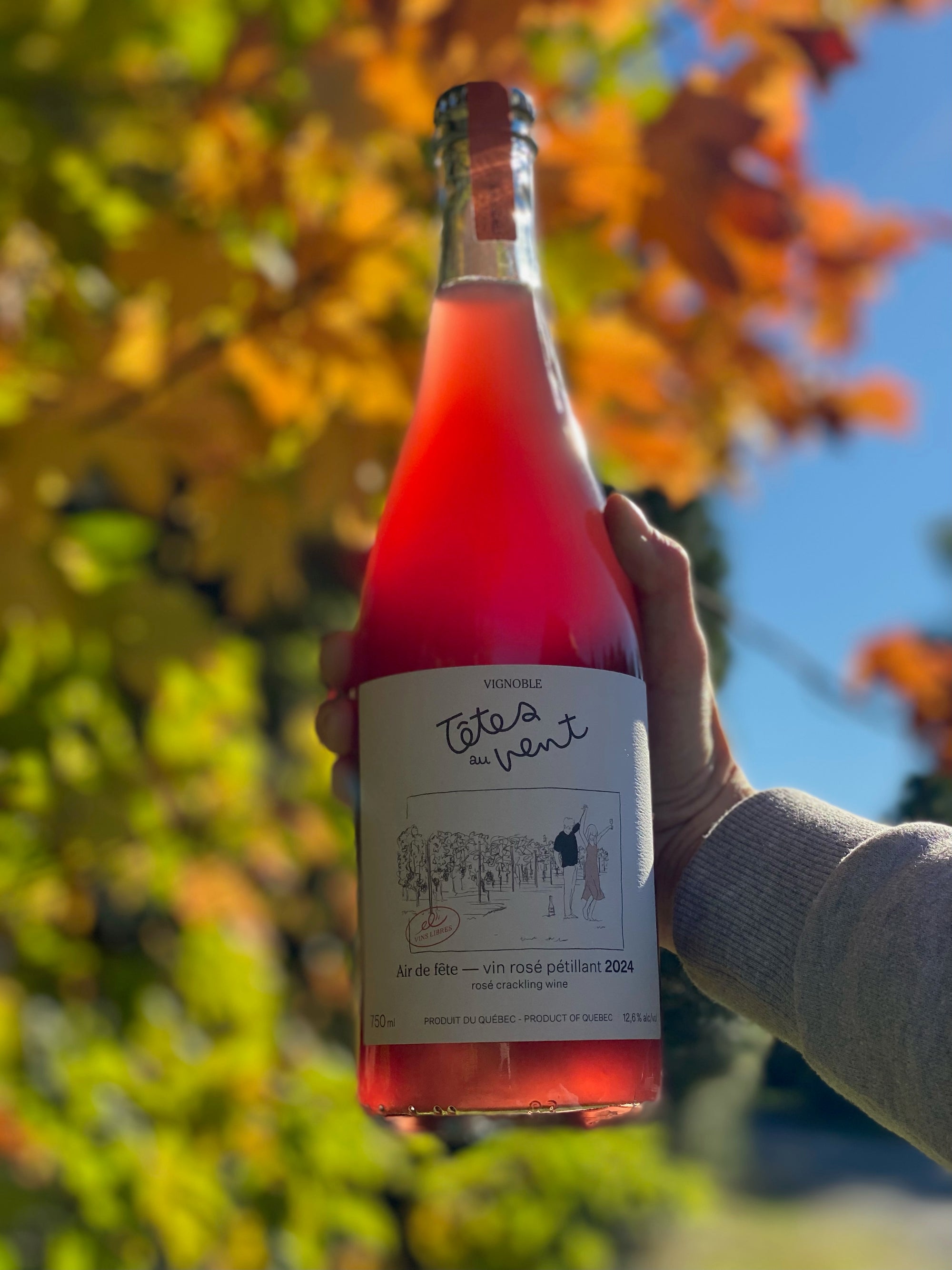 Air de fête rosé pétillant