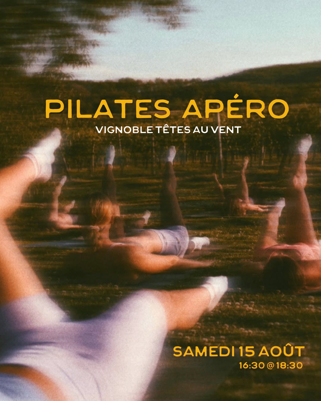 Pilates Apéro 15 août 2026